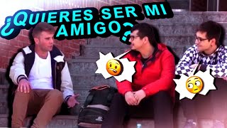 🕵🏼‍♂️Buscando amigos en la universidad [Cámara Oculta]