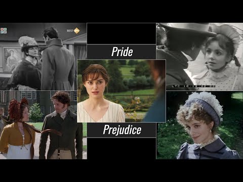 The transformation of Darcy - Pride & Prejudice (1961,1967,1980,1995,2005)