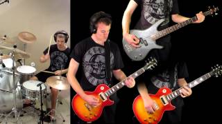 Don&#39;t Damn Me - Guns N&#39; Roses - Guitar Bass Drum Cover