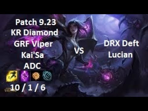 GRF Viper - Kai'Sa vs Lucian - DRX Deft - KR Diamond