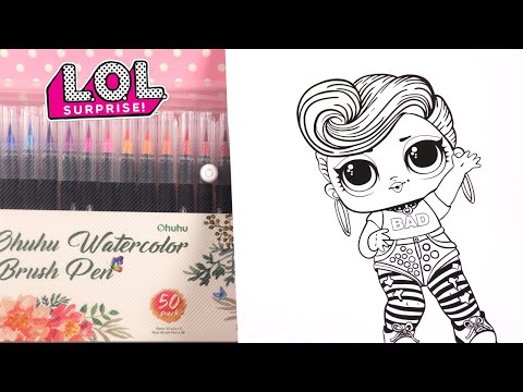 Poupées LOL Coloriage Baddie LOL Coloring Pages