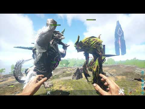 Daily ark battle #1 forest titan vs ice titan
