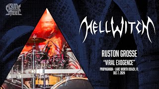 Hellwitch - &quot;Viral Exogence&quot; Live Drum Cam | Ruston Grosse