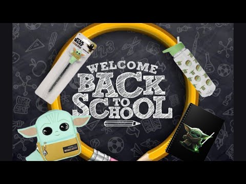 Baby yoda goes back to school 