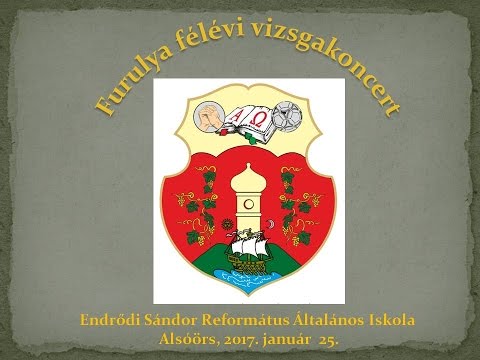 Félévi Furulya Vizsgakoncert Endrődi Református Általános Iskola Alsóörs 2017 január