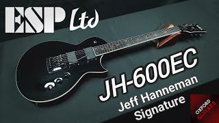 Video thumbnail for ESP LTD JH-600EC Jeff Hanneman Signature Eclipse 2012 Korea Kahler EMG Slayer guitar close up video by Oxford Guitars