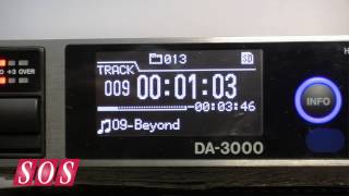 Video thumbnail for Tascam DA3000 - Summer NAMM 2013 by Sound On Sound magazine