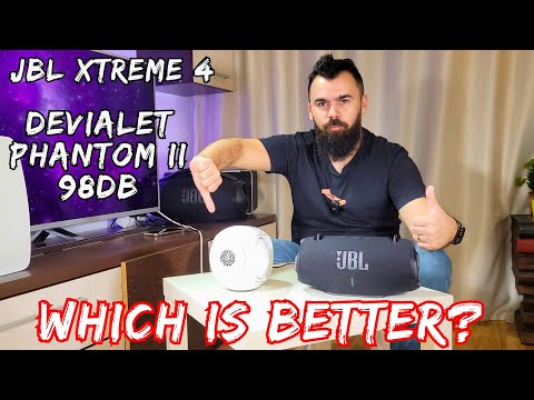 Which is better JBL Xtreme 4 VS Devialet Phantom II 98dB ?