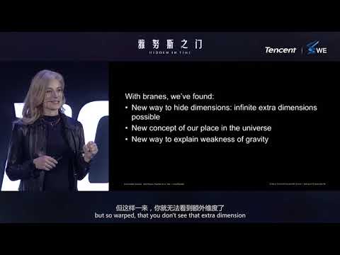 2018 Tencent WE Summit- Lisa Randall: The Invisible Universe-How Physics Teaches Us to “See”