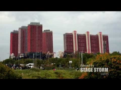 RED ROAD FLATS DEMOLITION (Glasgow) - 11.10.15