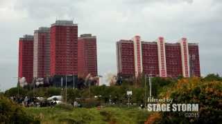 RED ROAD FLATS DEMOLITION (Glasgow) - 11.10.15