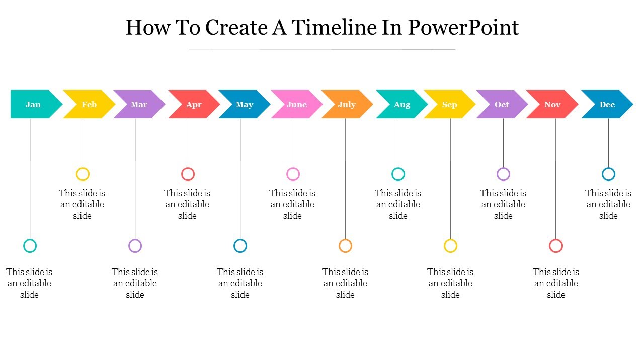 How To Design An Easy Timeline PowerPoint Slide