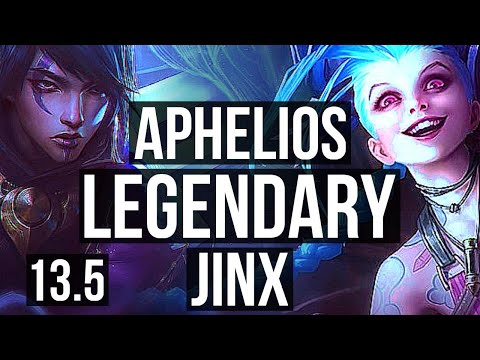 APHELIOS & Nautilus vs JINX & Braum (ADC) | Rank 5 Aphelios, 13/2/10 | KR Challenger | 13.5
