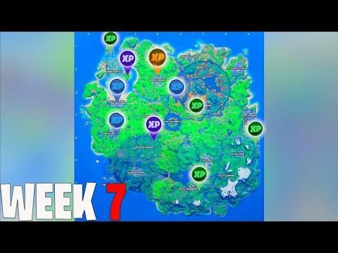 All Week 7 XP coins locations - Season 4 Chapter 2