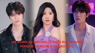 Un joven se arrodilla ante su hermana porque se revela un secreto