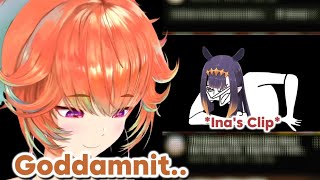 Ina's Pokemon Clips accidentally appeared on Kiara's YouTube Feed [ Takanashi Kiara | Hololive EN ]