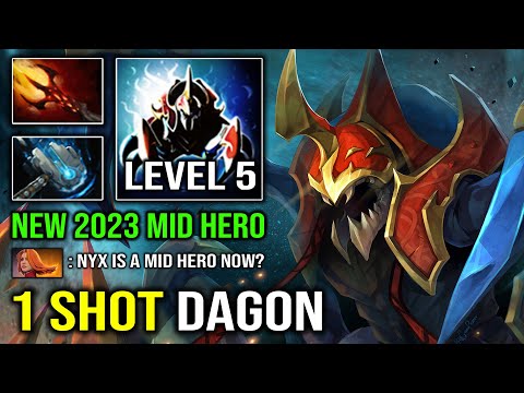 Forget About HOW you Play Nyx Assassin He's a Mid Carry - 1 Shot LEVEL 5 Dagon First Item Dota 2
