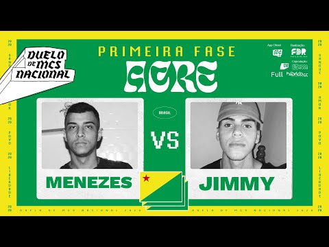MENEZES VS JIMMY (PRIMEIRA FASE) - SELETIVA ACRE - DUELO NACIONAL 2020 - 11/10