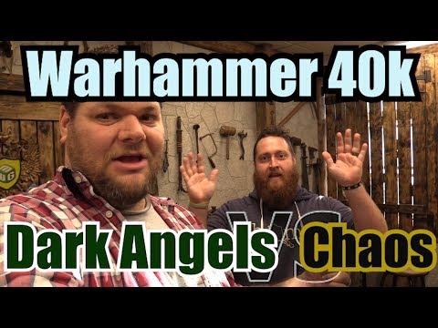 Dark Angels vs Chaos Space Marines Warhammer 40k 8th edition Battle Report  Ep17
