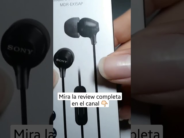 Vídeo relacionado con Sony MDRE9LPB - Auriculares de Botón, Color Negro, Intraurales, Alámbrico
