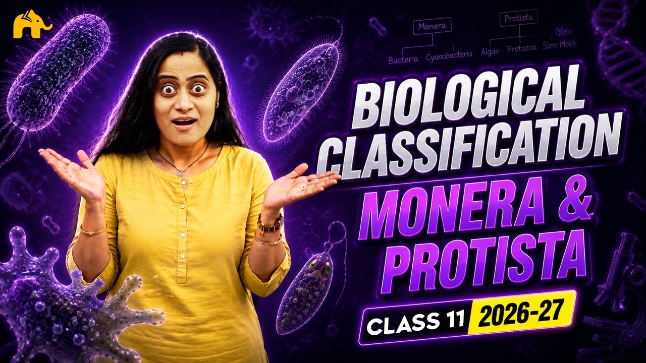 Biological Classification Class 11 Biology | NCERT Chapter 2 | CBSE | Kingdom Monera & Protista