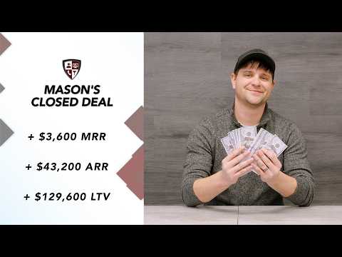 Mason's Closed Deal | $3,600 MRR, $43,200 ARR, $216,000 LTV