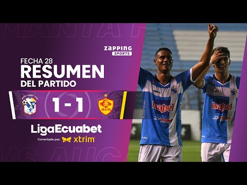 Manta FC 1 - 1 SD Aucas / Fecha 28 / Liga Ecuabet conectada por Xtrim