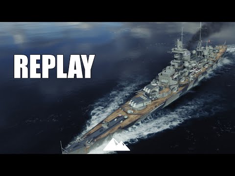 HINDENBURG, SIEG oder NIEDERLAGE! Spannend bis zum Schluss! - World of Warships | [Replay][60fps]