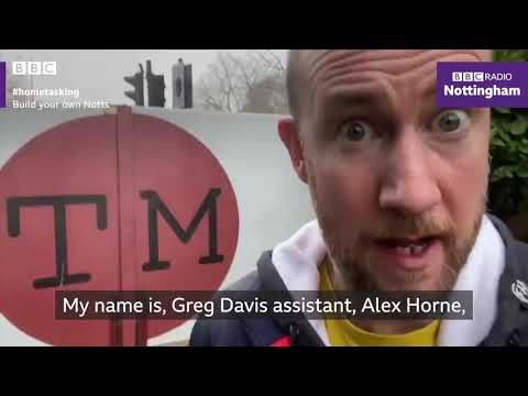 Clip of Alex Horne issuing a task from the Taskmaster house for hometaskers, BBC Nottingham Nov 2020