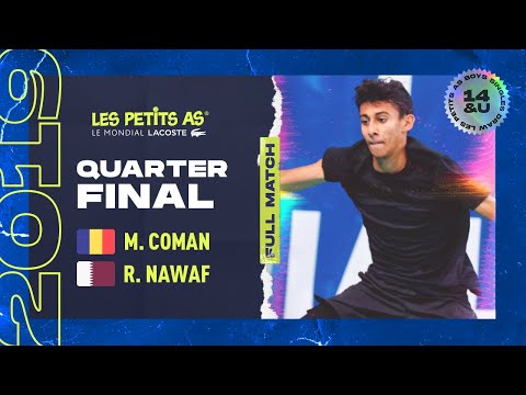 Les Petits As 2019 | Boys Quarter Finals | Mihai Coman vs. Rashed Nawaf