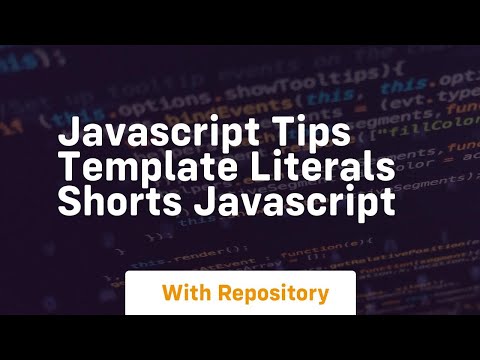 Javascript Tricks String Templating Coding Shorts Javascript Hacks