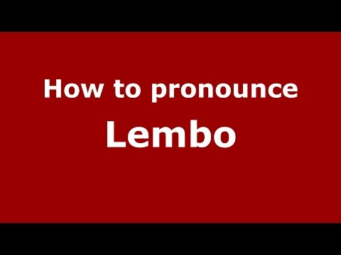 How to pronounce Lembo (Spanish/Argentina) - PronounceNames.com