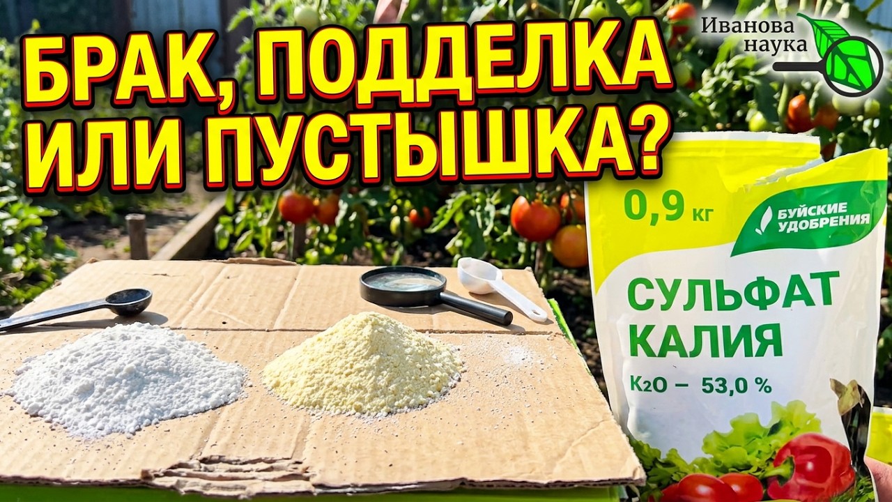 🧪 ШОКИРУЮЩАЯ ПРАВДА ОБ УДОБРЕНИИ, КОТОРОЕ ВСЕ ПОКУПАЮТ! Успейте узнать