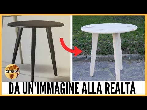 Costruire un tavolino partendo da un'immagine o da una fotografia con Sketchup | Falegnameria, legno