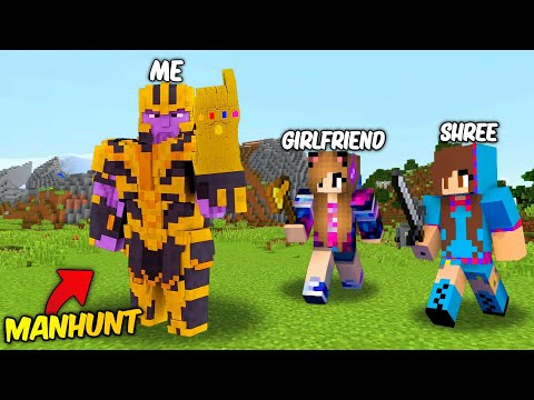Gaming Insects: Speedrunner VS Hunter, I Become THANOS in Minecraft!