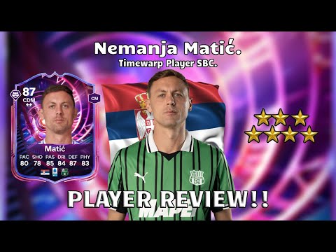 🔥❄️ 87 Rated Nemanja Matić Player Review! Timewarp Player SBC!⭐🧱. FC 26 Ultimate Team.