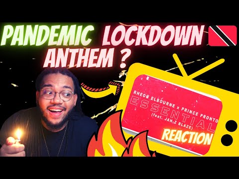 LOCKDOWN ANTHEM!? | Rheon Elbourne Prince Pronto Jah-Z Blaze - Essential (Lyric Video)| 🇹🇹 REACTION!