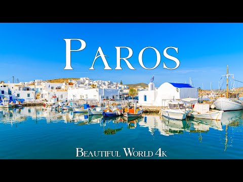 Paros Island, Greece 4K Drone Nature Film - Peaceful Piano Music - Amazing Nature