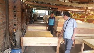 The charity boxes are being completed. Donating money from benefactors...