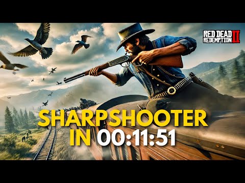 Sharpshooter Challenge Speedrun in 11:51 | Personal Record | RDR2
