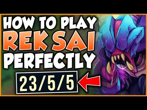 HOW TO PLAY REK'SAI PERFECTLY IN SEASON 9! CHALLENGER REK'SAI GAMEPLAY! - League of Legends