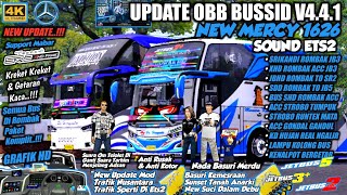 Download lagu UPDATE NEW !! OBB BUSSID V4.4.1 MERCY 1626 | FULL ROMBAK BUS GRAFIK HD 4K | Bus Simulator Indonesia mp3