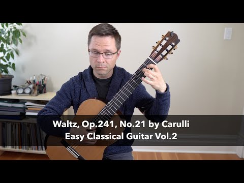 Lesson: Waltz, Op.241, No.21 by Carulli - Easy Classical Guitar Vol.2