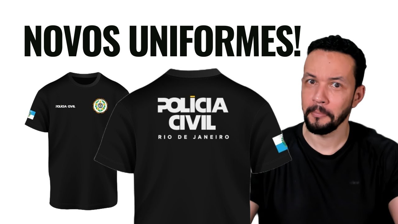 Como será o Novo uniforme da Polícia Civil RJ - PCERJ