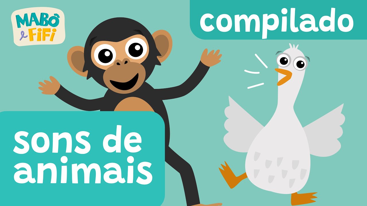 SONS DE ANIMAIS | vídeo infantil educativo |SÉRIE ACHOU!