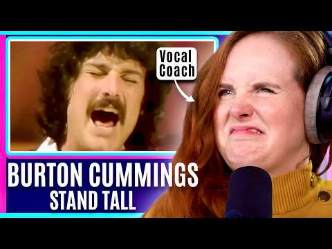 Canada's National Treasure! Burton Cummings | Stand Tall Reaction | Vocal Coach Analysis