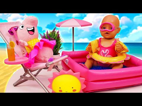 Baby Born Stories – Irene & Peppa play with baby Emma! 🍼 3 episodes in one video