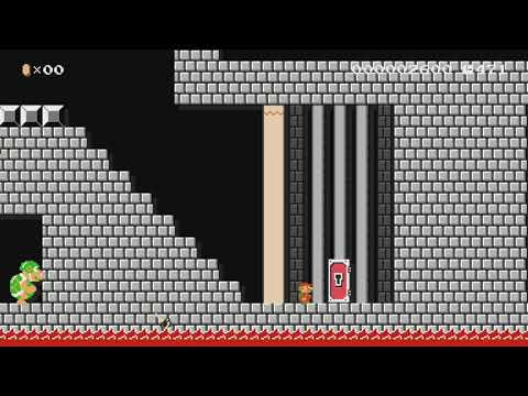 風雲ハンマーブロス城　Castle of Hammer Bros by きあみふ - Super Mario Maker - No Commentary 1bs