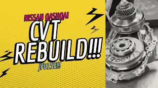 Complete Teardown and Rebuild of Nissan Qashqai JF015E CVT Gearbox | Step-by-Step Guide