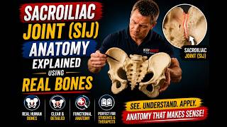 SACROILIAC JOINT ANATOMY using REAL BONES